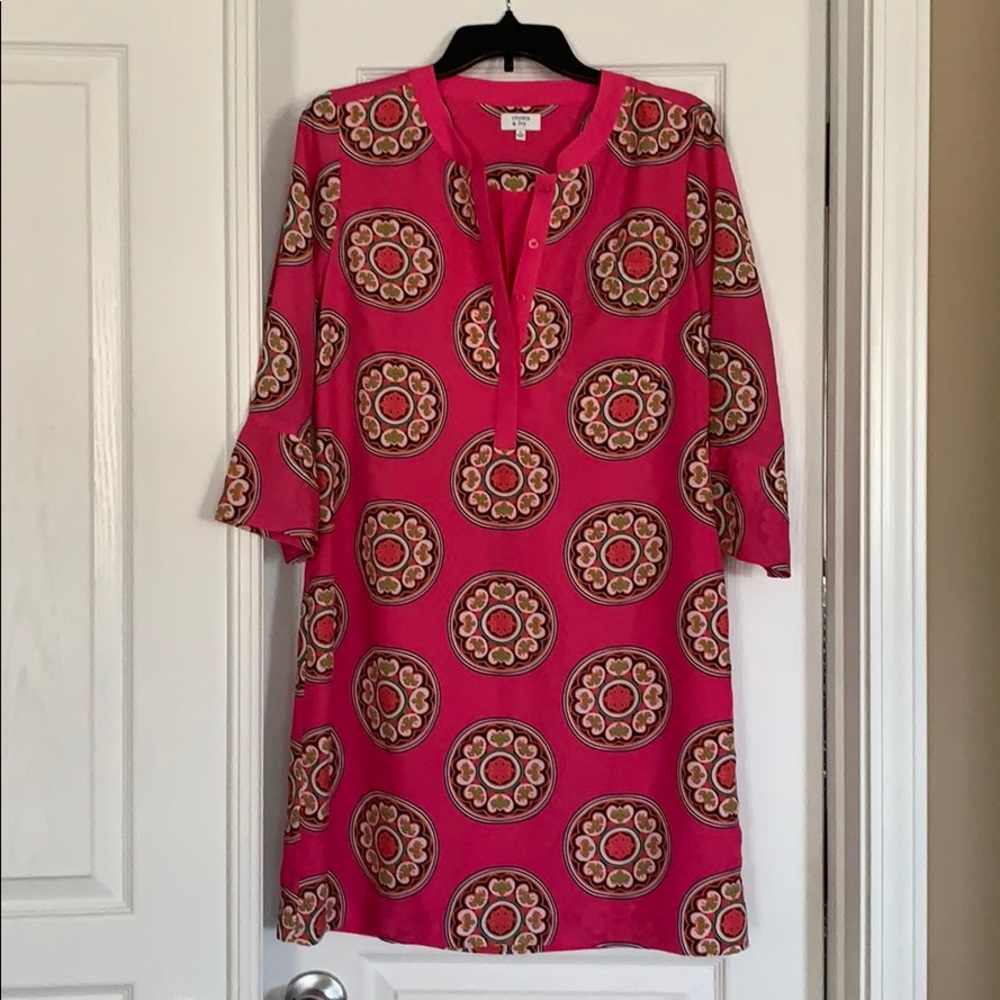 Crown & Ivy 3/4 Bell Sleeve Dress